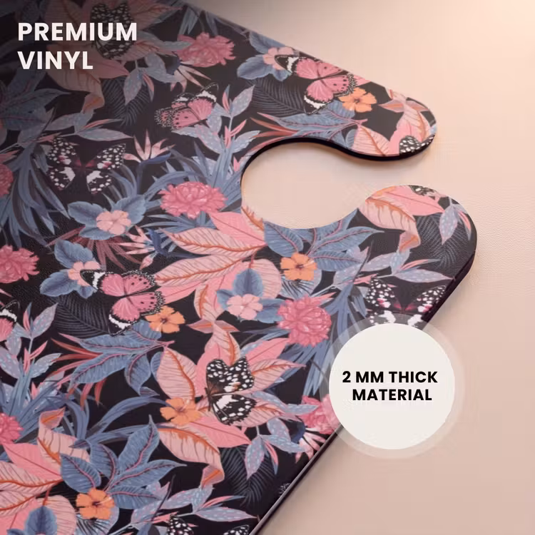 CaseSwap™ - Tropical butterfly pattern pink blue — 6