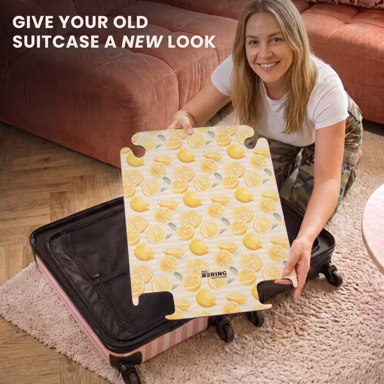 CaseSwap™ - Lemon with stripes pattern yellow — 3