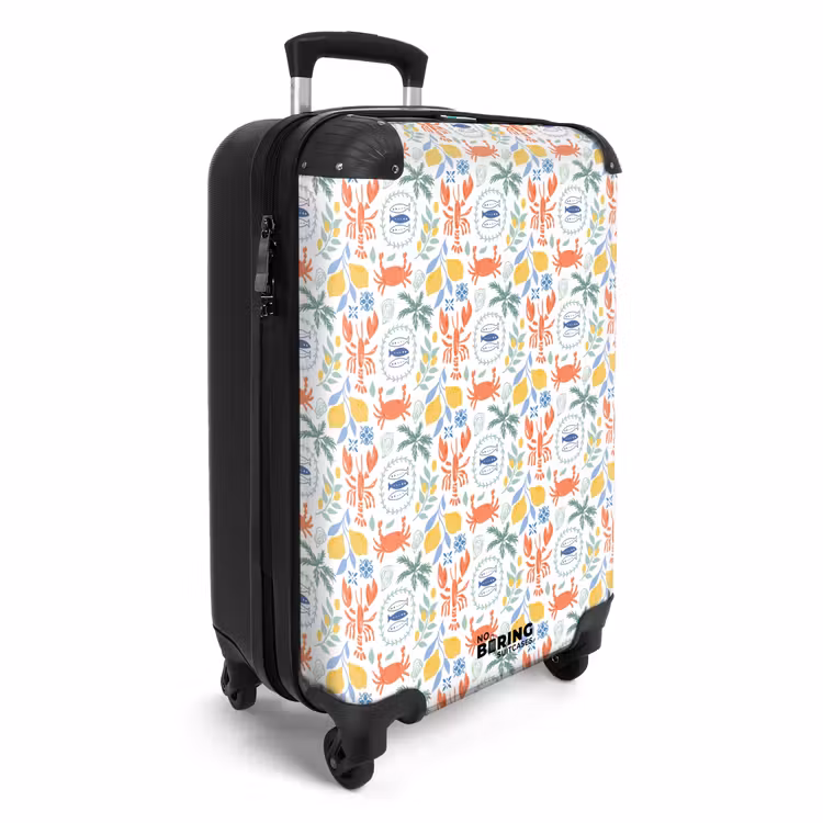 CaseSwap™ - Lobster and lemon pattern colorful — 2