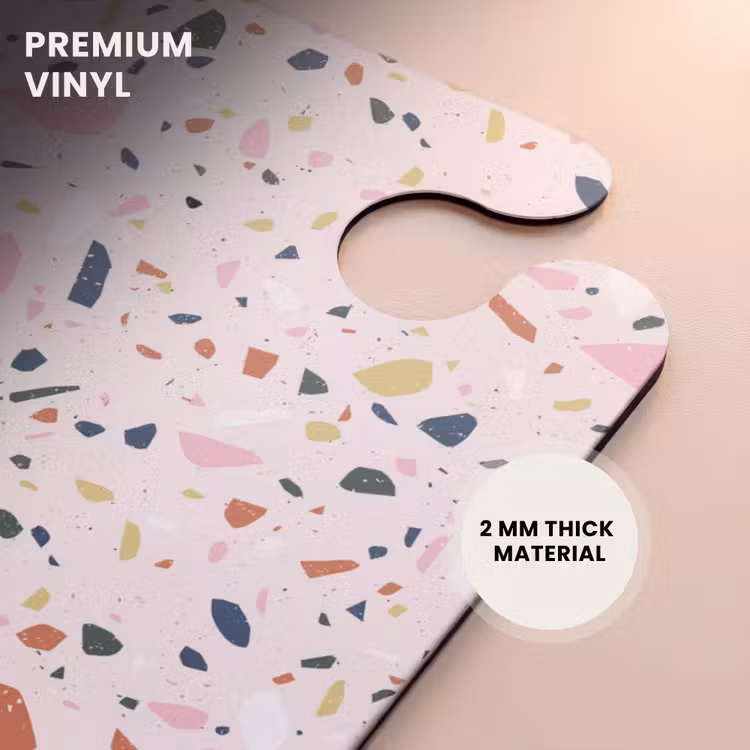 CaseSwap™ - Terrazzo pattern colorful light pink — 6