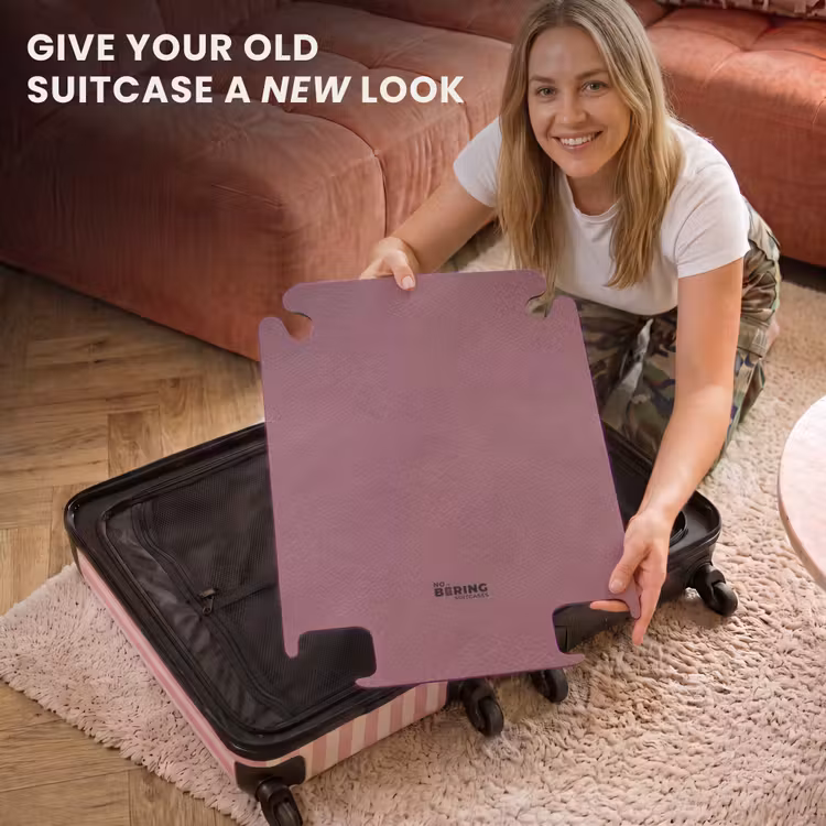 CaseSwap™ - Leather look dark pink — 3