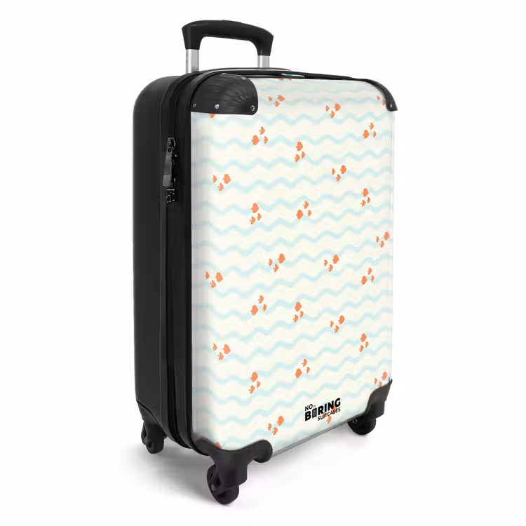 CaseSwap™ - Sea with fish pattern orange blue — 2