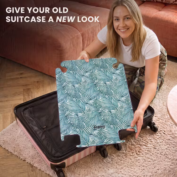 CaseSwap™ - Palm leaves pattern colorful blue — 3