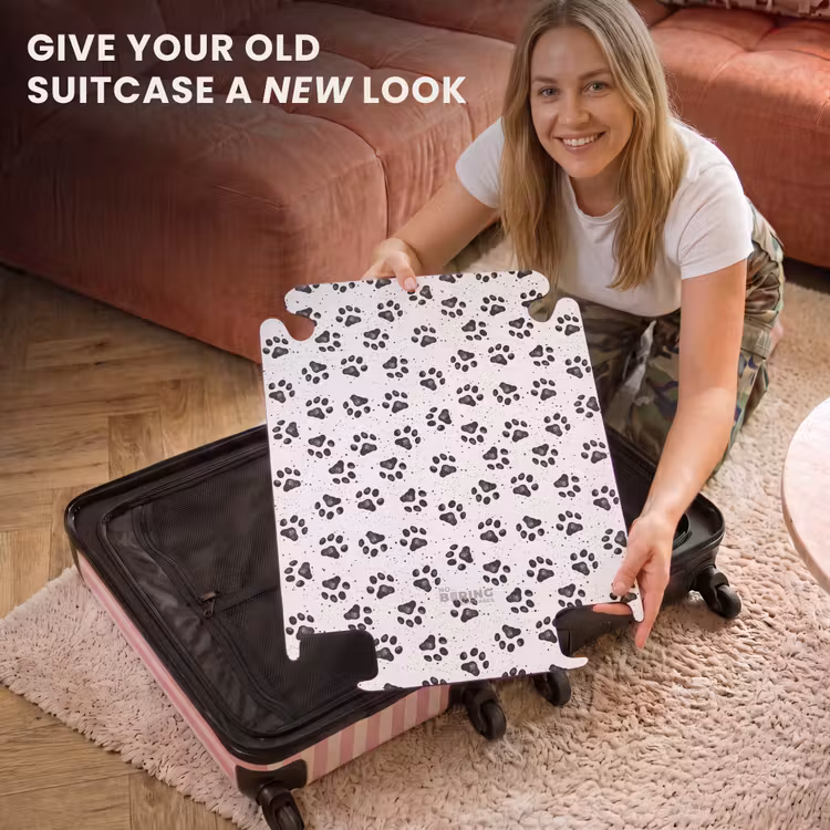CaseSwap™ - Dog paw pattern black and white — 3
