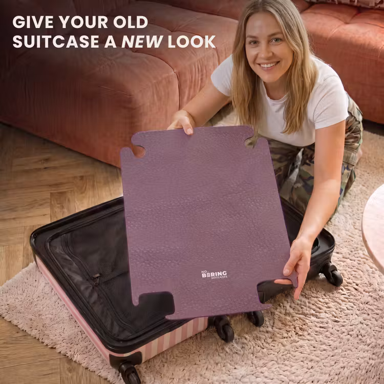 CaseSwap™ - Leather look berry purple — 3