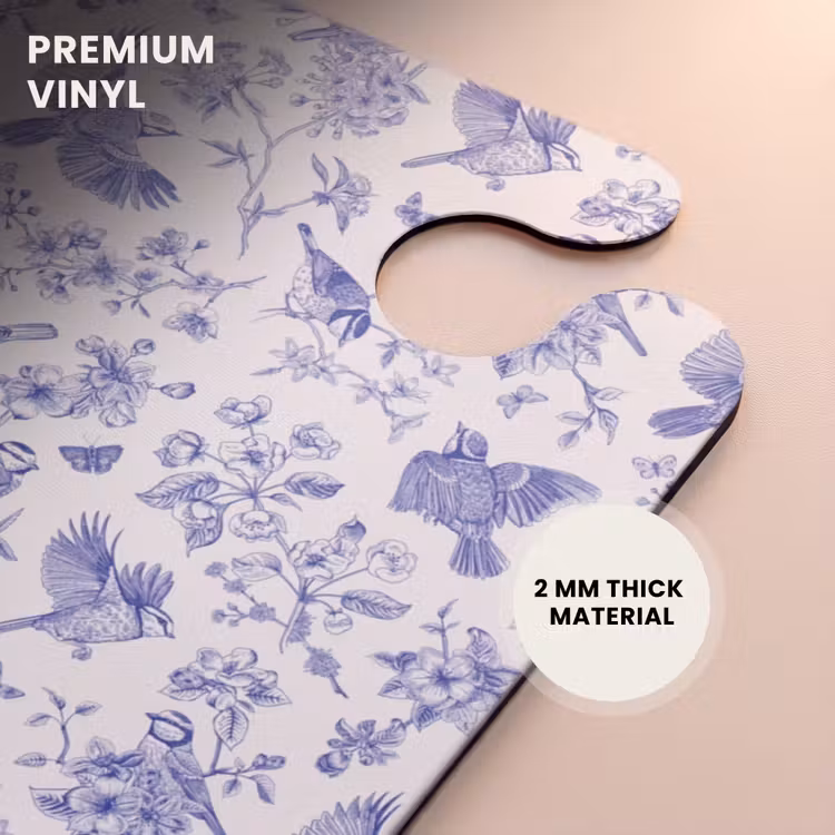 CaseSwap™ - Classic bird and flower pattern blue and white — 6