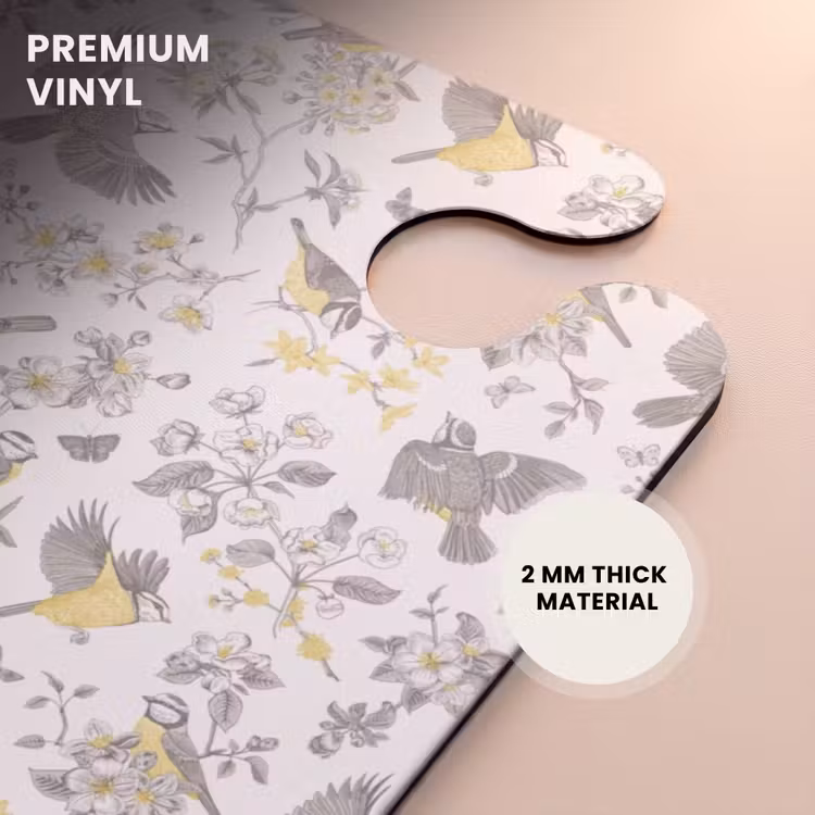 CaseSwap™ - Classic bird and flower pattern yellow — 6