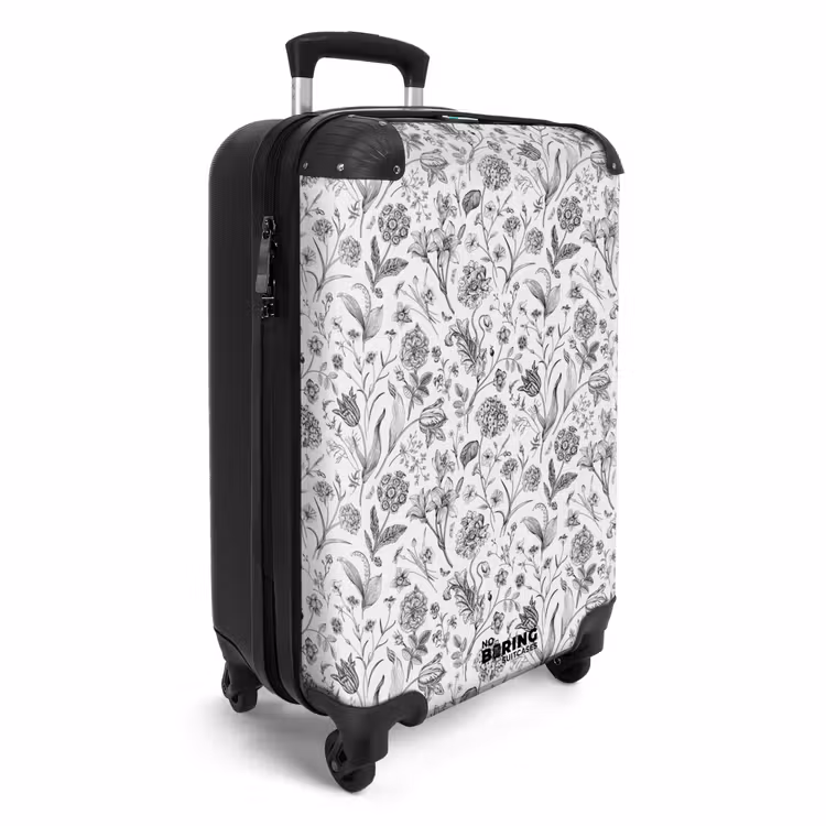 CaseSwap™ - Classic floral pattern black and white — 2