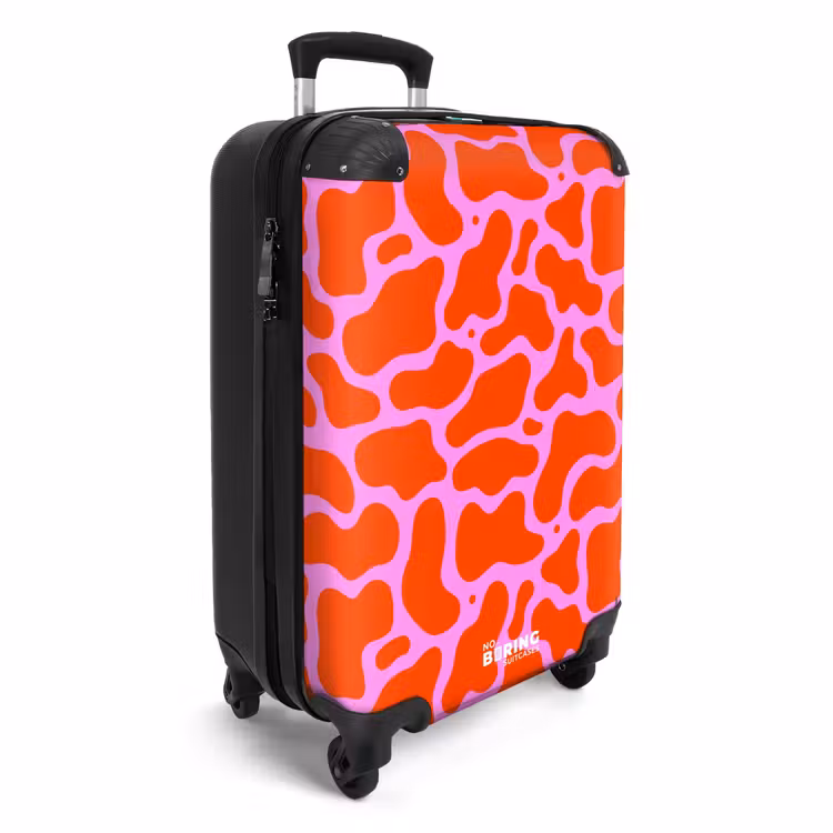CaseSwap™ - Organic spot pattern in red and pink — 2
