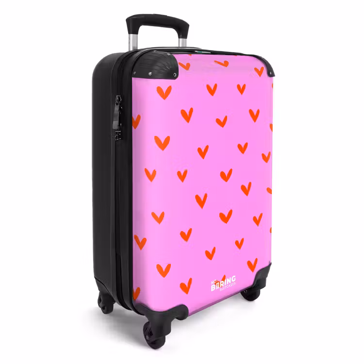 CaseSwap™ - Repeating heart pattern on pink background — 2