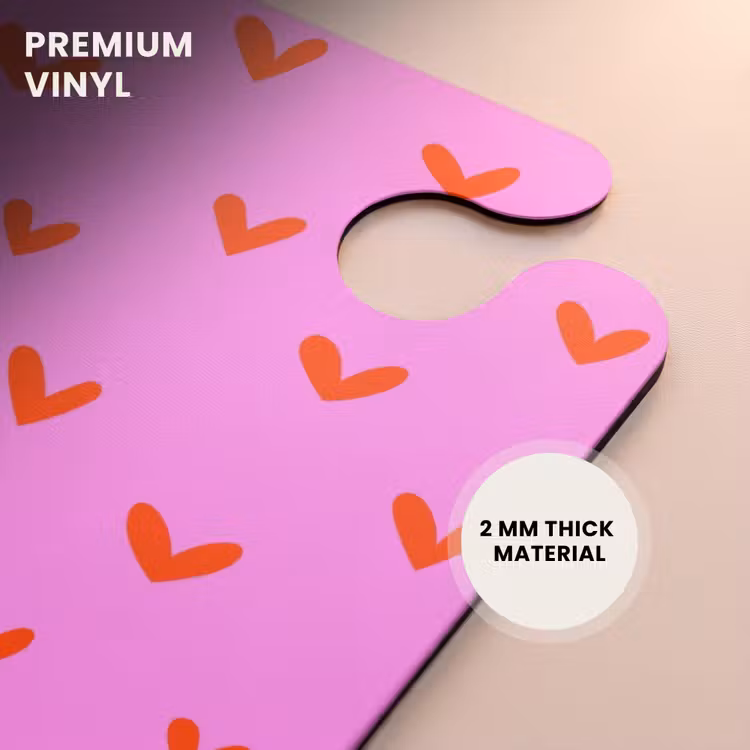 CaseSwap™ - Repeating heart pattern on pink background — 6