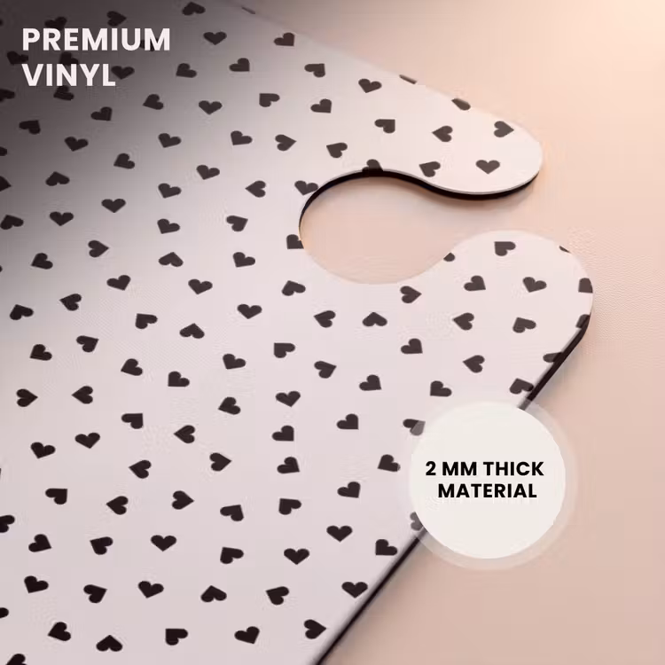 CaseSwap™ - Valentine heart shaped pattern black — 6