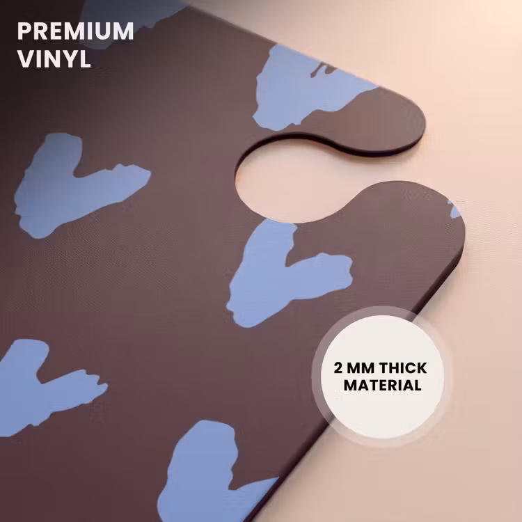 CaseSwap™ - Dark brown background with heart-like shapes — 6