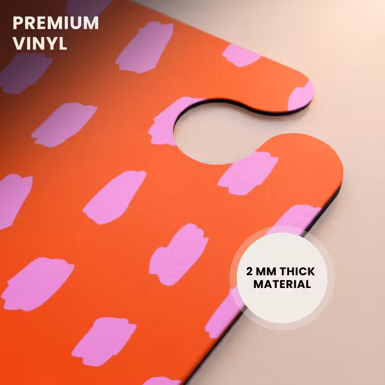 CaseSwap™ - Spot pattern in pink on bright red background — 6
