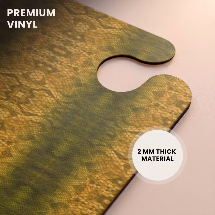 CaseSwap™ - Yellow-green snakeskin with symmetrical scale structure — 6