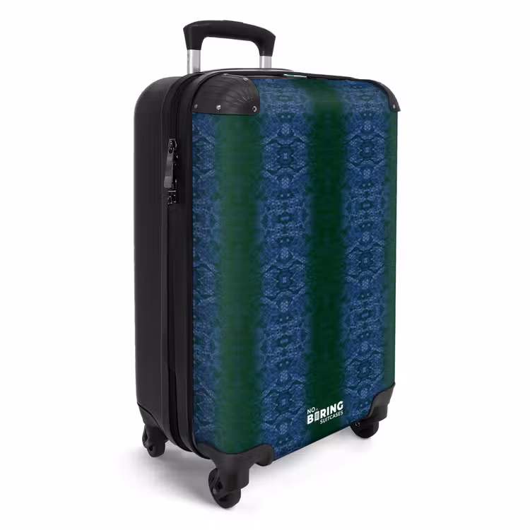 CaseSwap™ - Dark blue snakeskin with symmetrical scale structure — 2