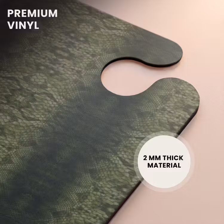 CaseSwap™ - Green snakeskin with symmetrical scale structure — 6