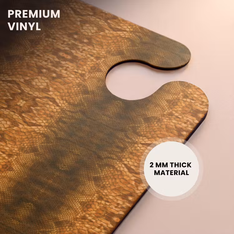 CaseSwap™ - Orange snakeskin with symmetrical scale structure — 6