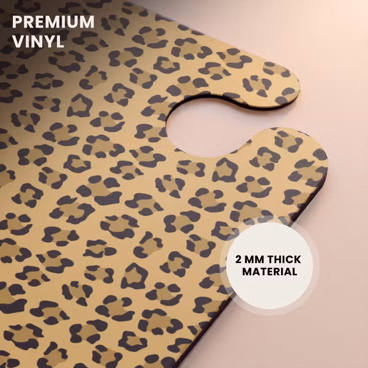 CaseSwap™ - Leopard print on golden yellow background — 6