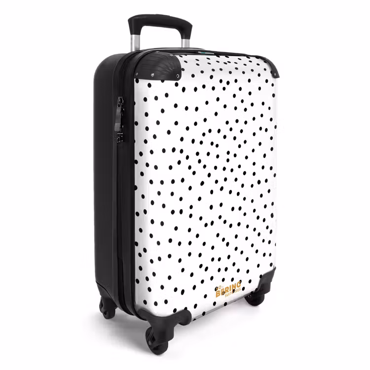 CaseSwap™ - Black dots rain over a white surface — 2