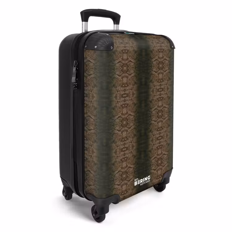CaseSwap™ - Brown copper snakeskin with symmetrical scale structure — 2