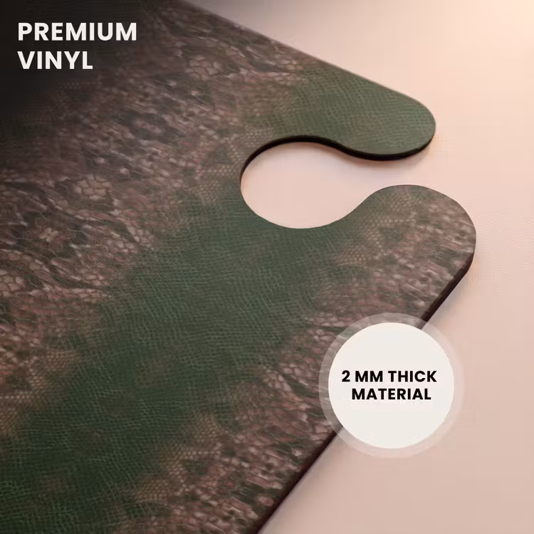 CaseSwap™ - Dark brown snakeskin with symmetrical scale structure — 6