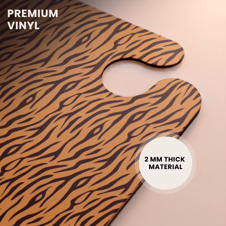 CaseSwap™ - Orange tiger stripes with flowing motif — 6