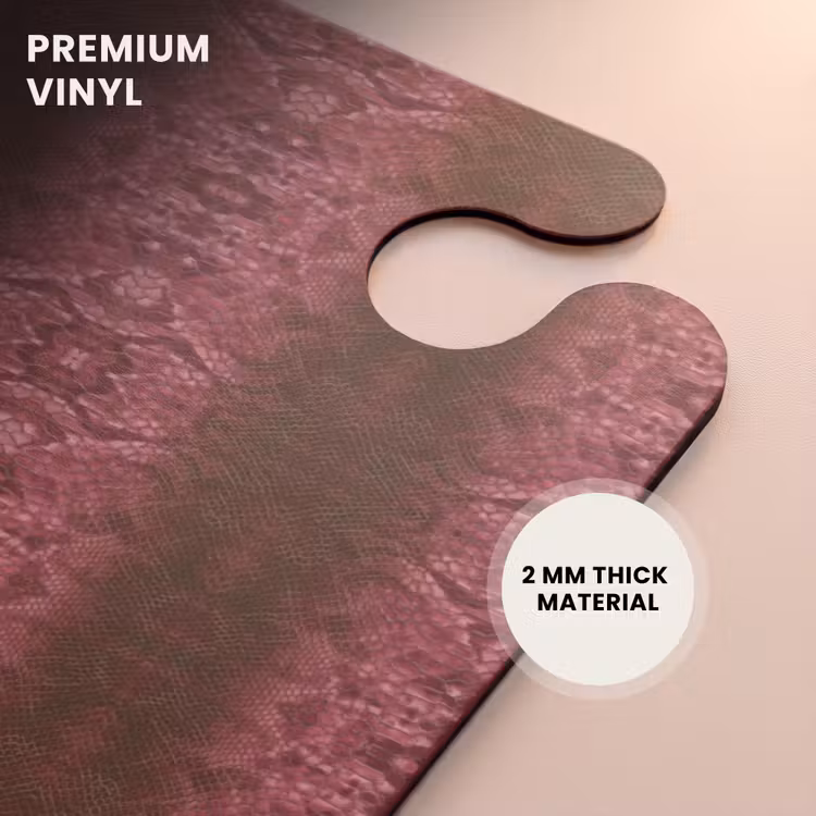 CaseSwap™ - Red-brown snakeskin with symmetrical scale structure — 6