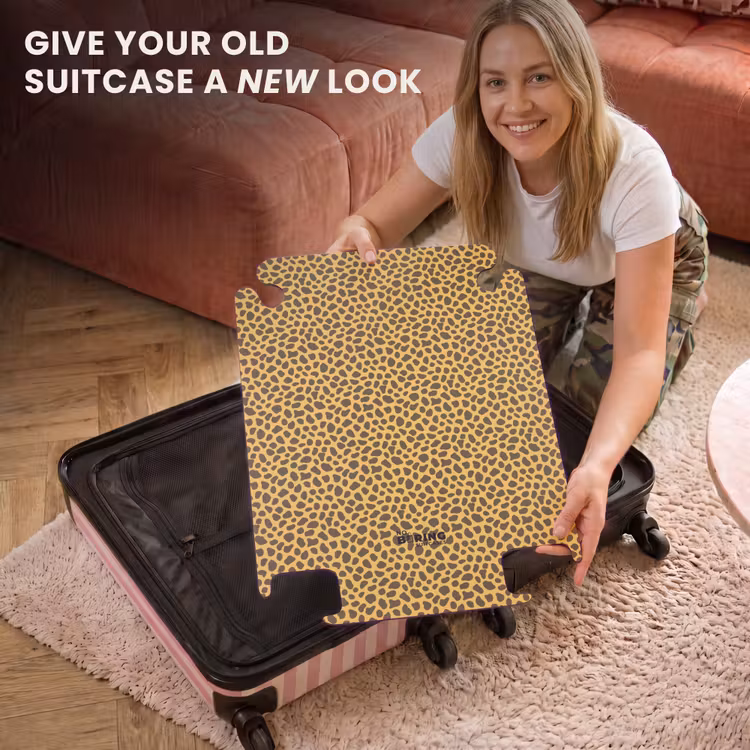 CaseSwap™ - Yellow background with dense leopard pattern — 3