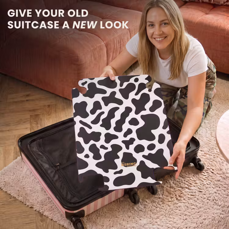 CaseSwap™ - Black cow spots over a white background — 3