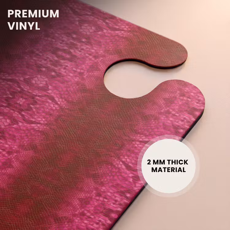 CaseSwap™ - Bright pink snakeskin with symmetrical scale structure — 6