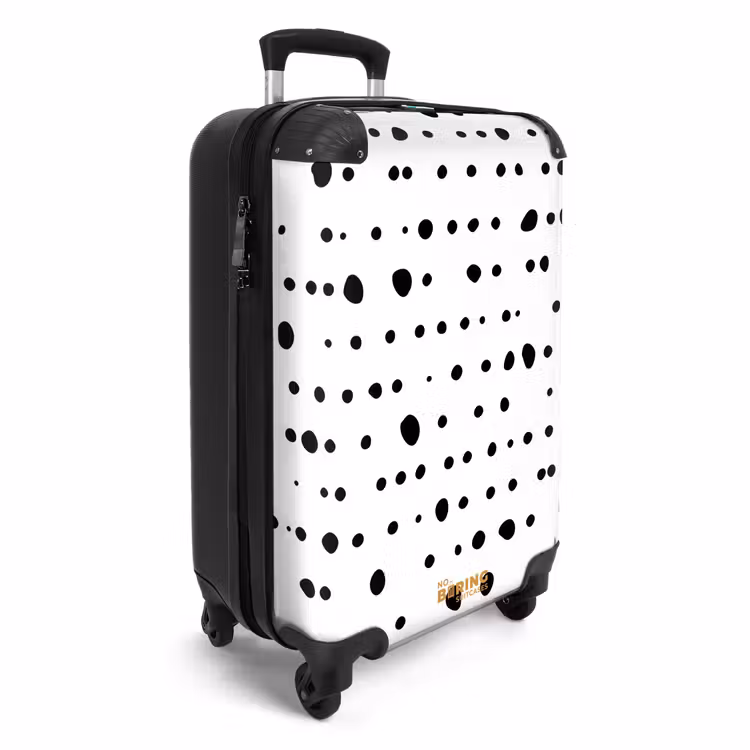 CaseSwap™ - Organic black dots on white background — 2