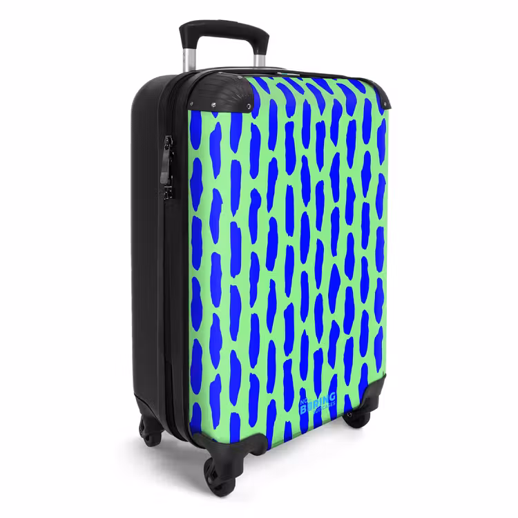 CaseSwap™ - Blue pattern on mint green — 2