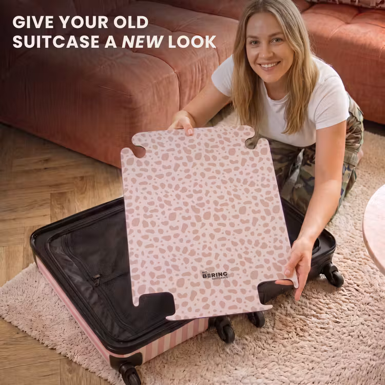 CaseSwap™ - Leopard pattern on powder pink — 3