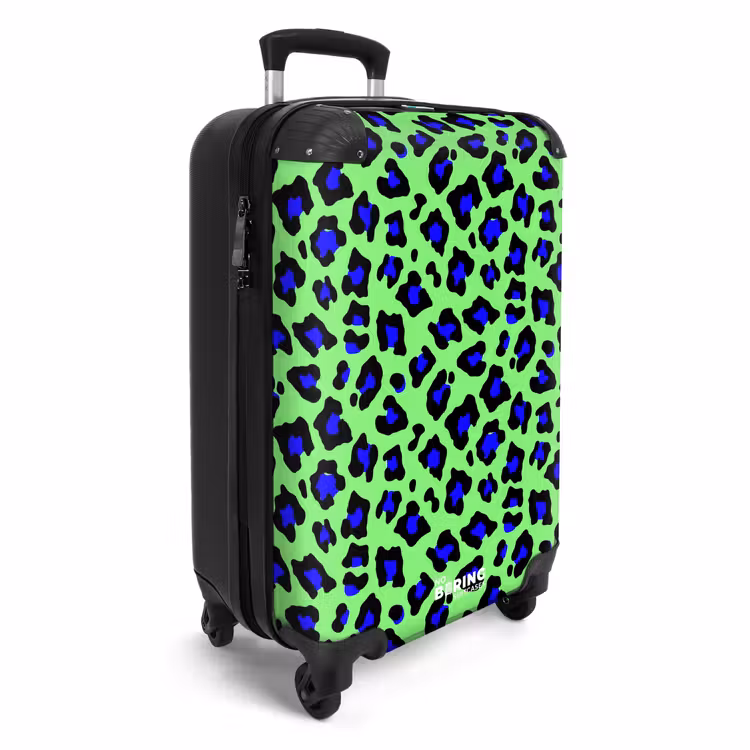 CaseSwap™ - Blue onion horse pattern on green background — 2