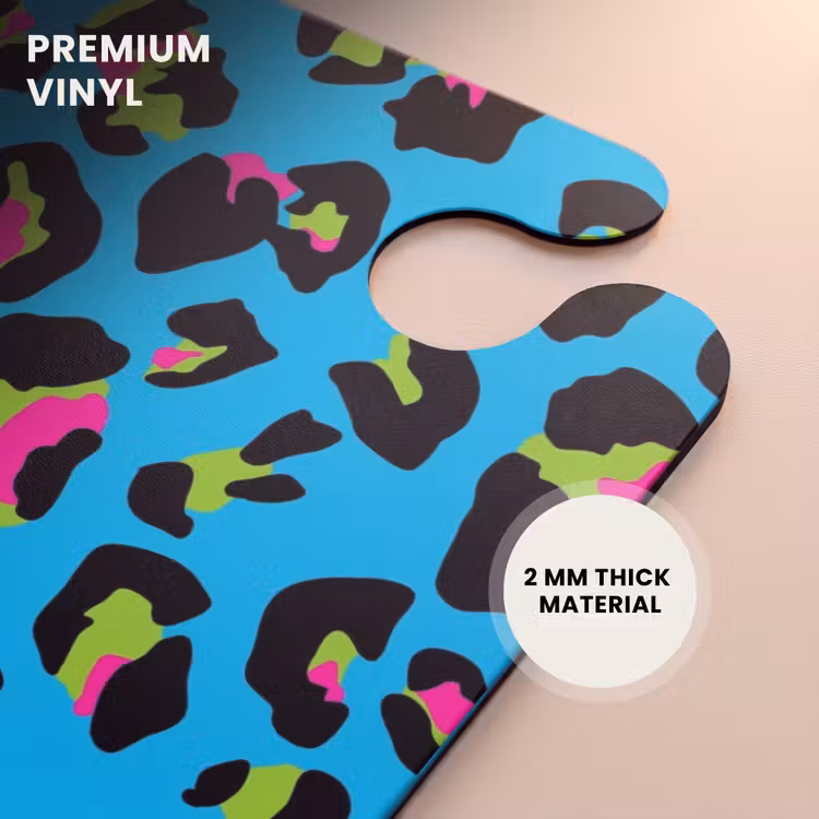 CaseSwap™ - Panther pattern in neon colors on blue background — 6