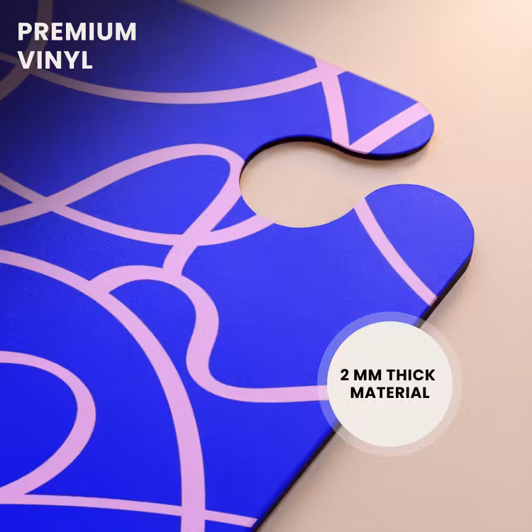 CaseSwap™ - Pink lines on cobalt blue — 6