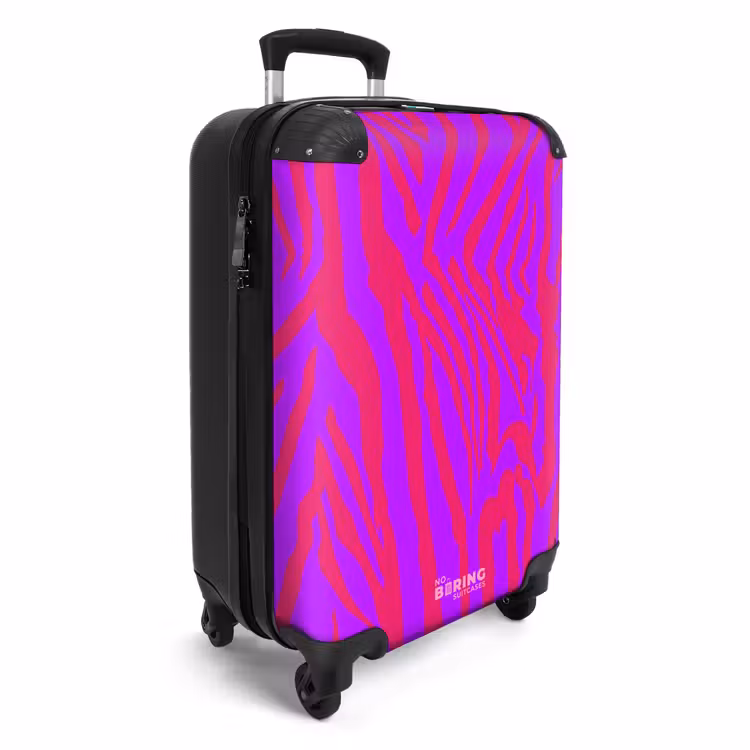 CaseSwap™ - Zebra stripes in red and purple with modern flair — 2