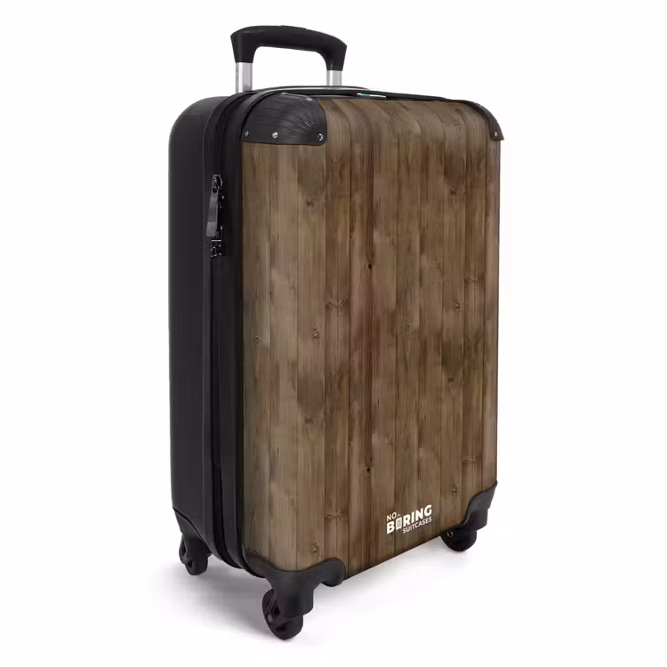 CaseSwap™ - Brown vertical planks with weathered wood texture — 2