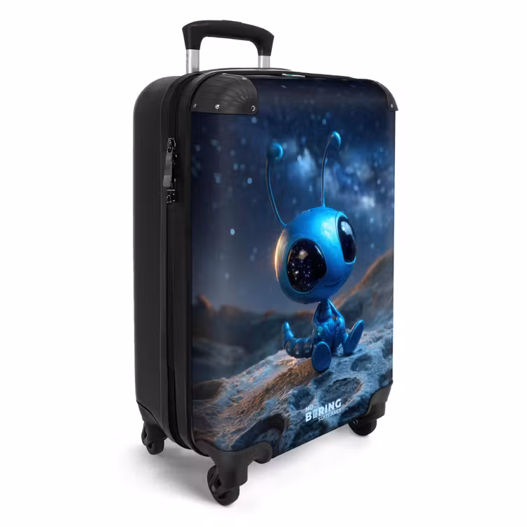 CaseSwap™ - Little blue alien looking at the galaxy — 2