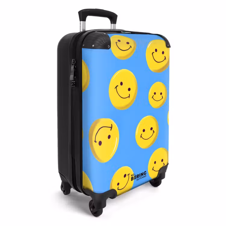 CaseSwap™ - Smiley faces on a blue background — 2