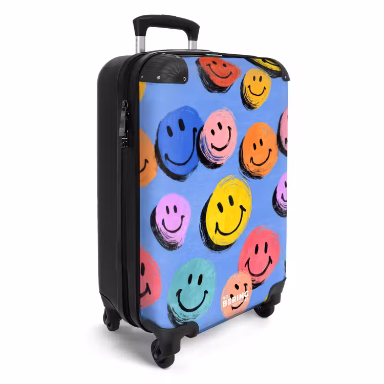 CaseSwap™ - Colorful smiley faces on a blue background — 2