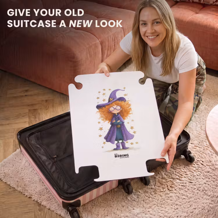 CaseSwap™ - Magical witch with orange curls and a purple cloak — 3