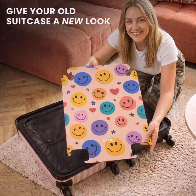 CaseSwap™ - Pattern of colorful smiley faces — 3