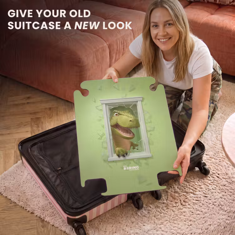 CaseSwap™ - T-rex breaks through green glass window — 3