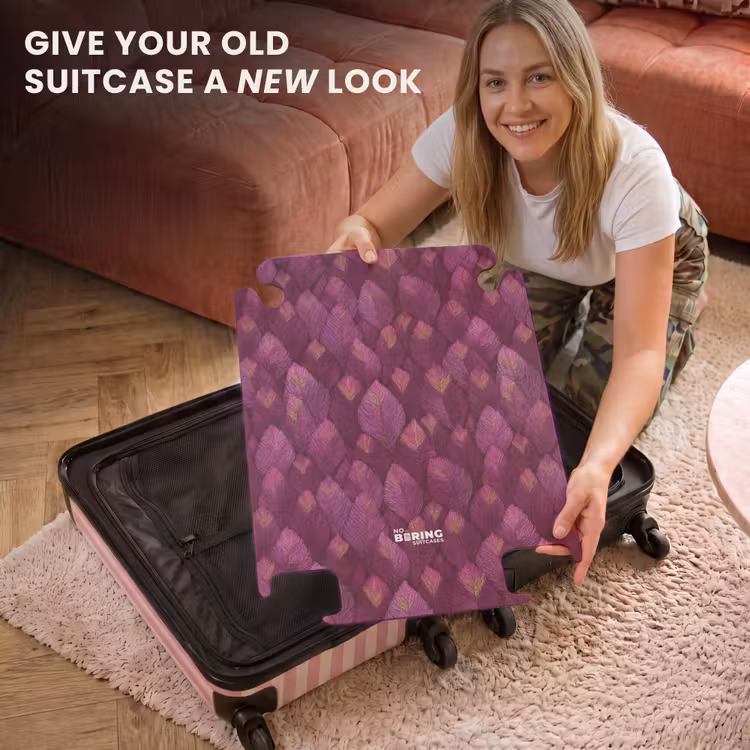 CaseSwap™ - Leaves - Pattern - Burgundy — 3