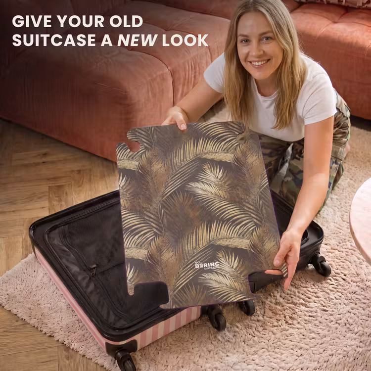CaseSwap™ - Tropical - Leaves - Gold — 3