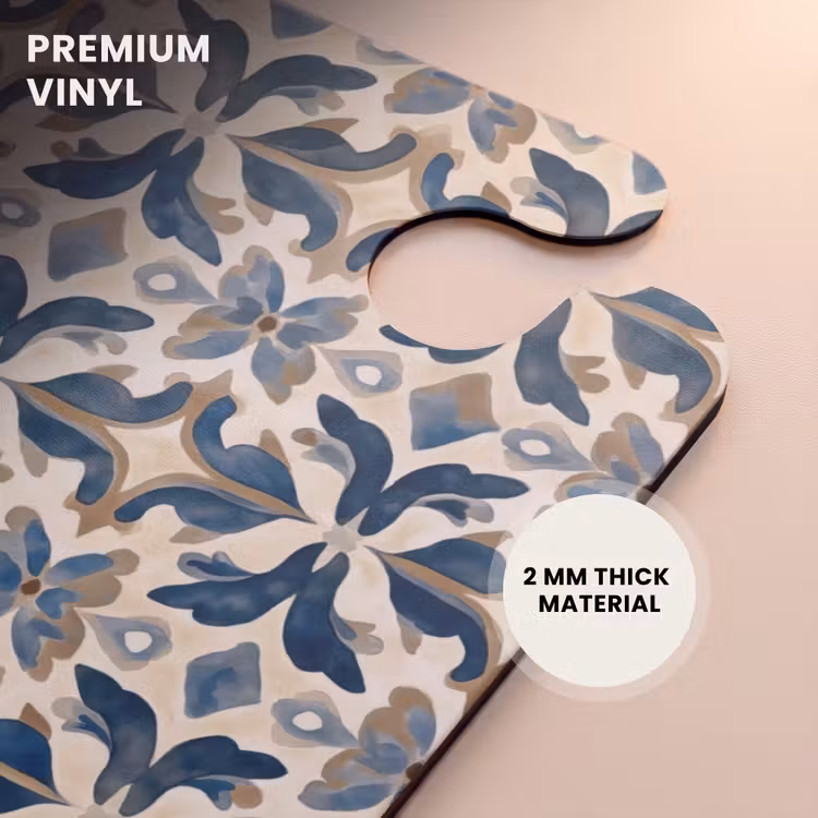 CaseSwap™ - Tile - Pattern - Blue - Beige — 6
