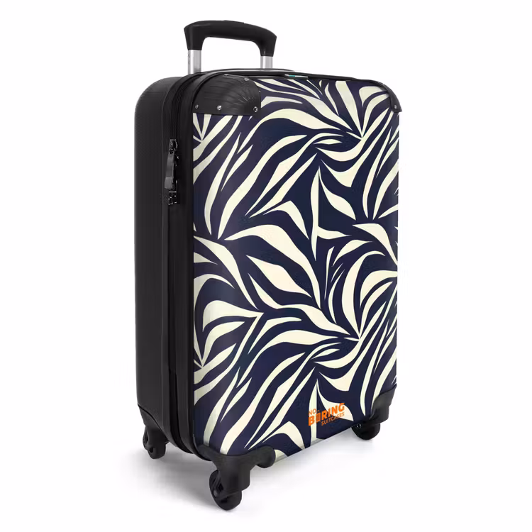CaseSwap™ - Leaf Shapes - Blue - Pattern - White — 2