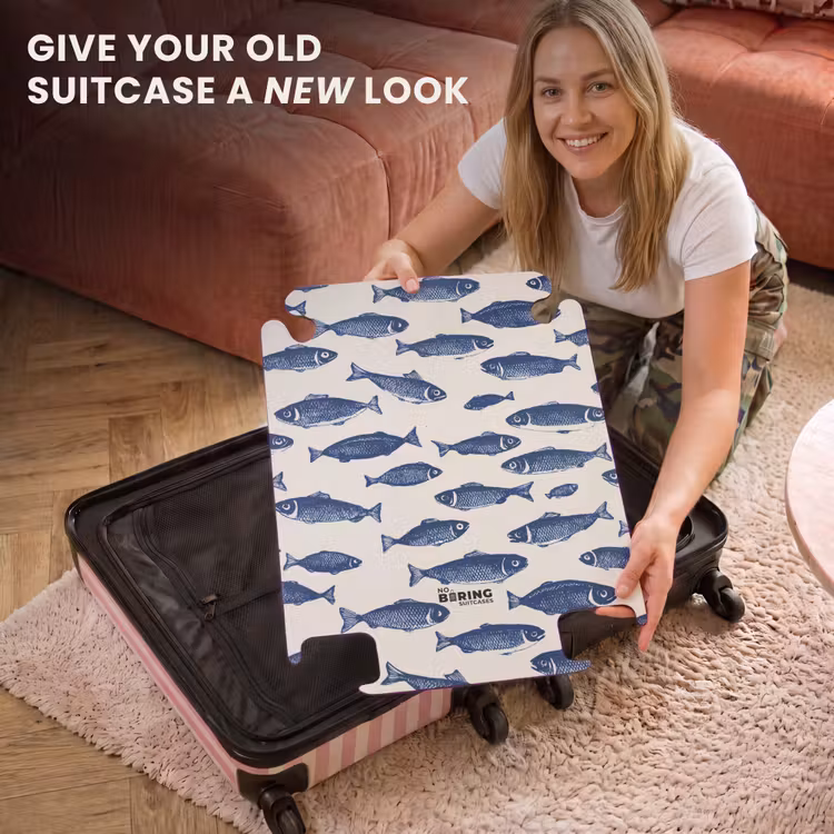 CaseSwap™ - Fish - Pattern - Blue - White — 3